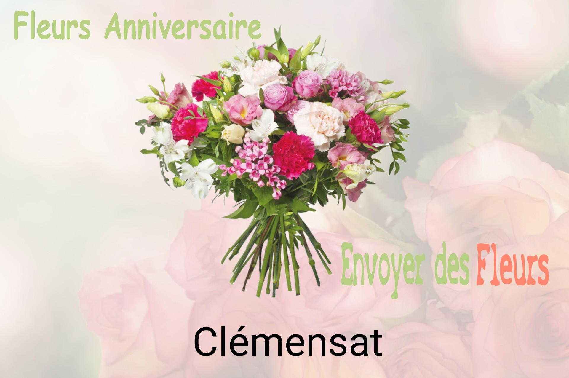 Bouquet de fleurs d’anniversaire livré à Clémensat